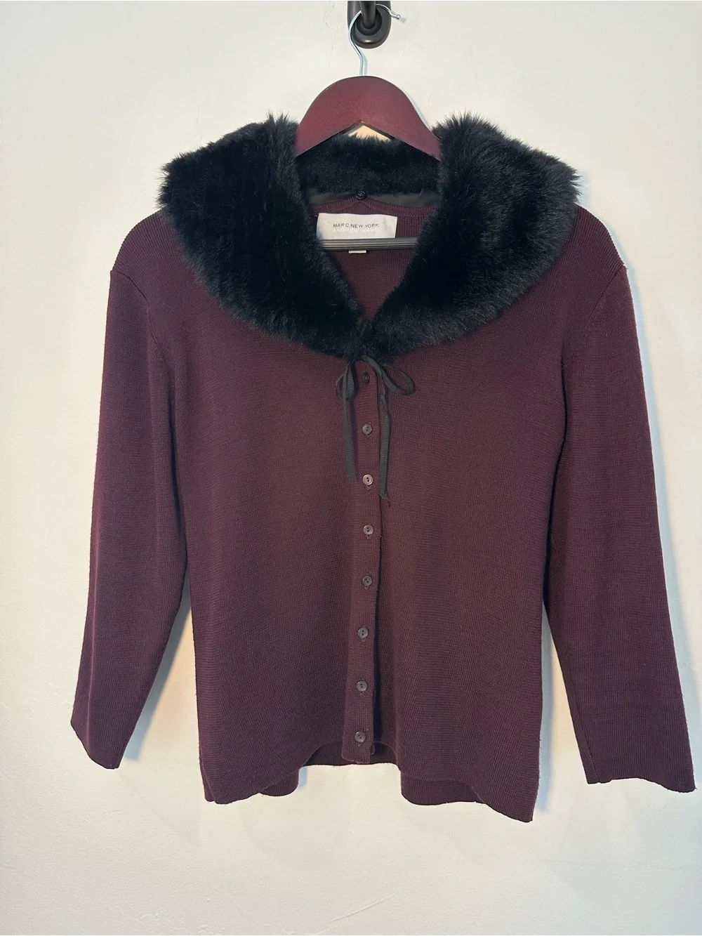 Andrew Marc soft burgundy